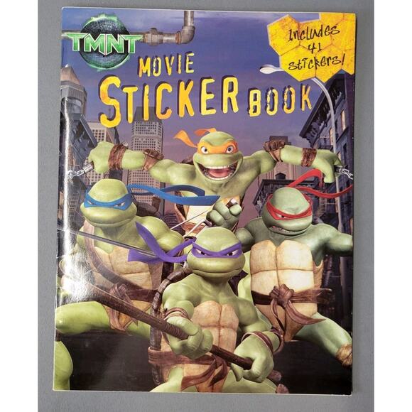 TMNT Movie Sticker Book by Irene Kilpatrick 2007 Paperback Teenage Ninja Turtles - Picture 1 of 14